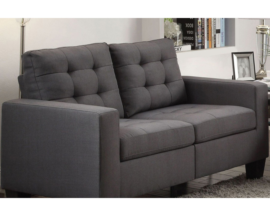 ACME - Earsom Loveseat in Gray