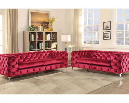 ACME - Adam Loveseat in Red