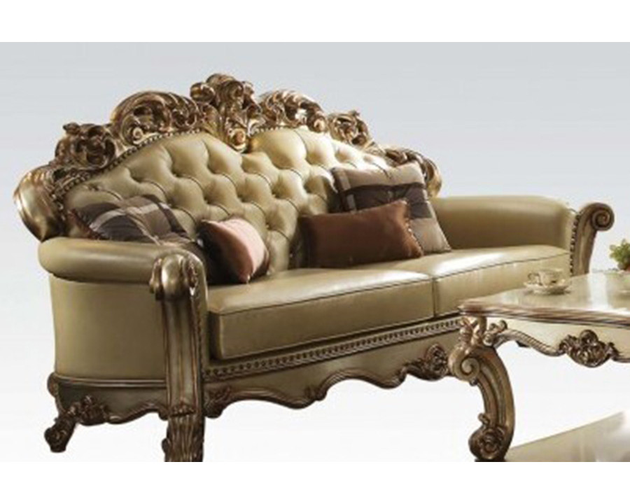 ACME Vendome Sofa - Gold Patina