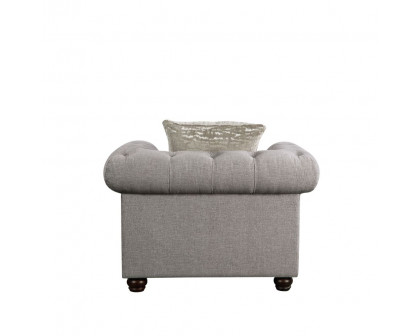 ACME - Gardenia Chair in Gray