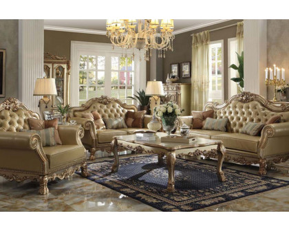 ACME - Dresden Sofa with 4 Pillows