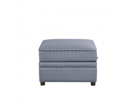 ACME - Bois II Ottoman with Storage in Gray Velvet