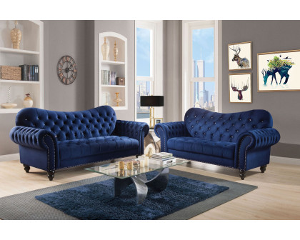 ACME Iberis Sofa - Navy Velvet