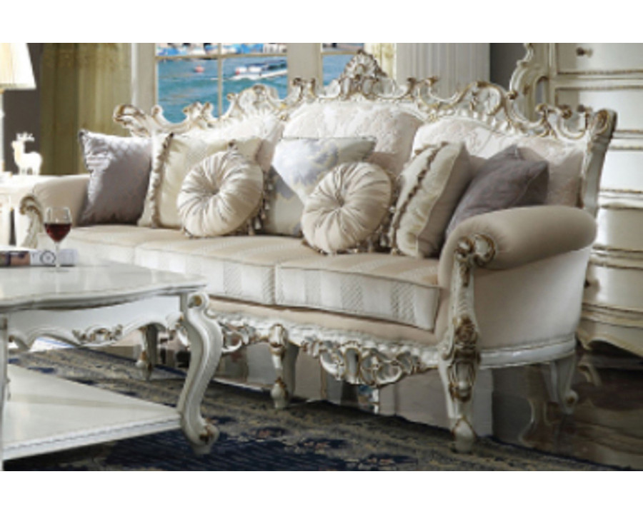 ACME Picardy Sofa - Antique Pearl