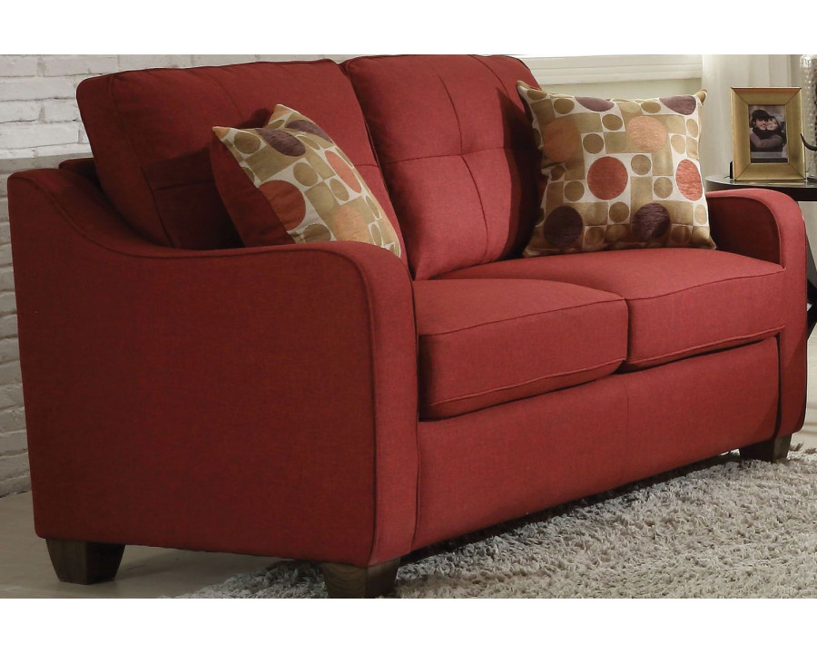 ACME - Cleavon II Linen Loveseat