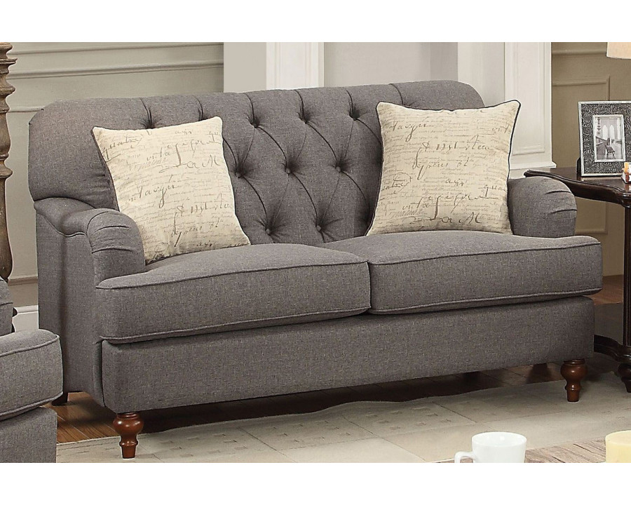 ACME Alianza Loveseat - Dark Gray