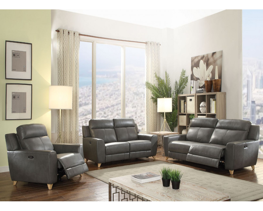 ACME - Cayden Sofa in Gray-Aire Match