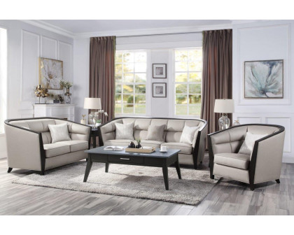 ACME - Zemocryss Sofa with 3 Pillows in Beige