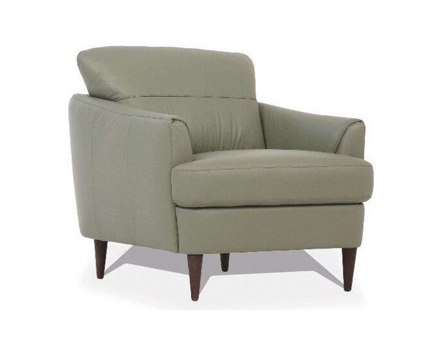 ACME Helena Leather Accent Chair - Moss Green