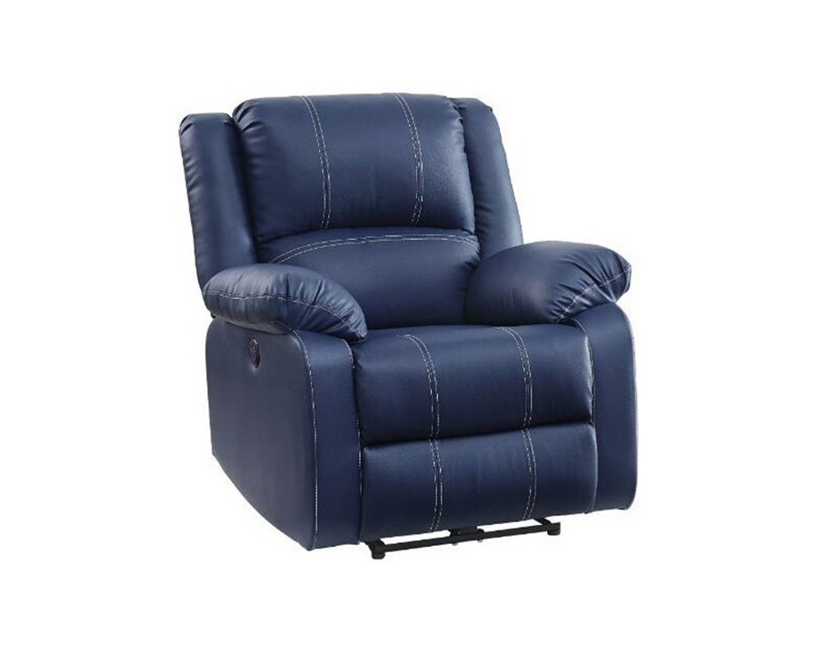 ACME Zuriel Power Recliner - Blue PU