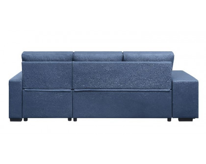 ACME - Strophios Sectional Sofa in Blue