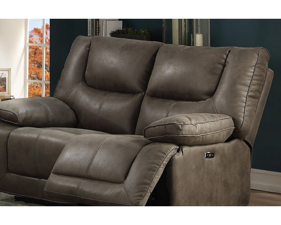 ACME - Harumi Power Motion Loveseat with USB in Gray