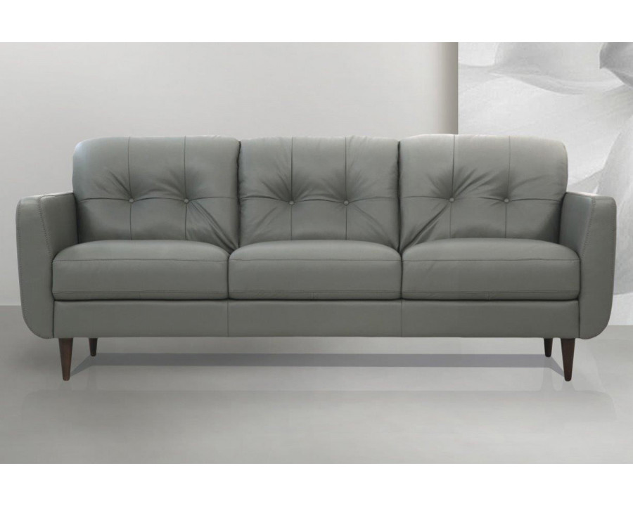 ACME Radwan Leather Sofa - Pesto Green