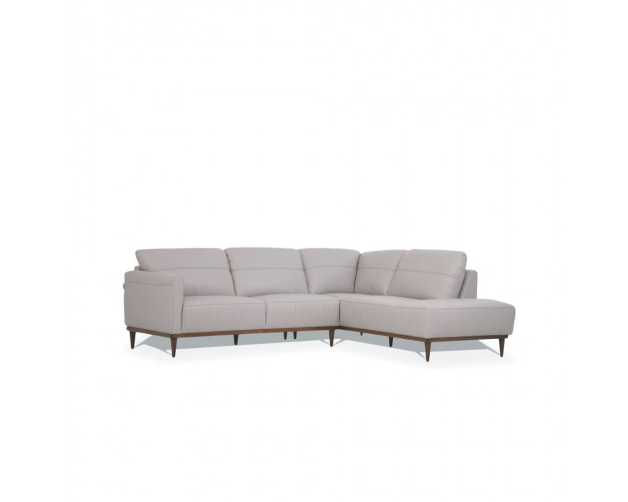 ACME Tampa Right Facing Sectional Sofa - Pearl Gray (54970)