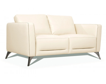 ACME - Malaga Leather Loveseat