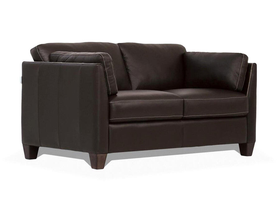 ACME - Matias Leather Loveseat