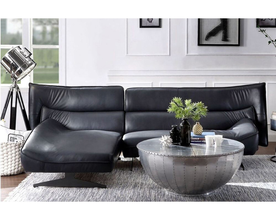 ACME - Maeko Sectional Sofa in Dark Gray