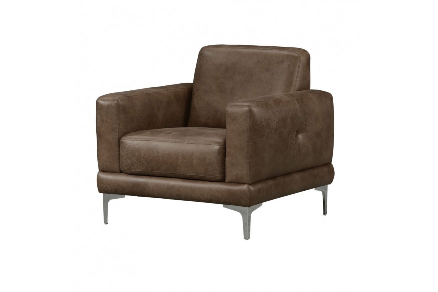 ACME™ Reagan Chair - Mocha Polished Microfiber