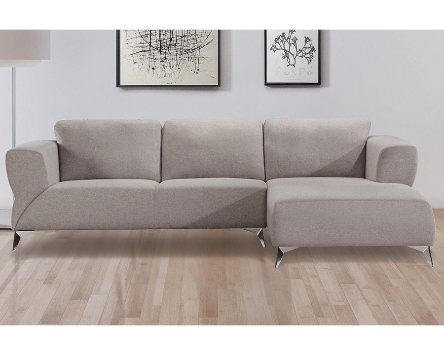 ACME Josiah Sectional Sofa - Sand Fabric