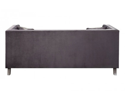 ACME - Hegio Sofa with 2 Pillows in Gray