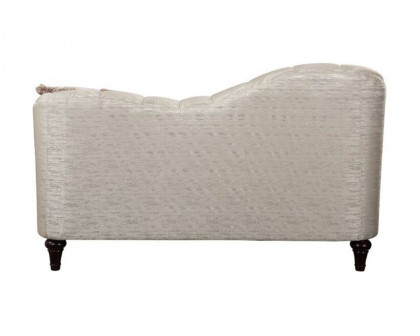 ACME - Athalia Loveseat with 3 Pillows in Shimmering Pearl