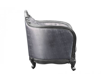 ACME - Ariadne Chair with Pillow in Platinum