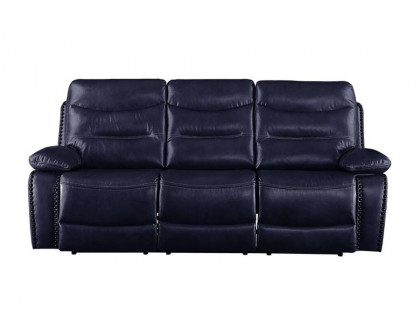 ACME Aashi Motion Sofa - Navy, Leather