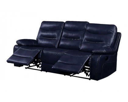 ACME Aashi Motion Sofa - Navy, Leather