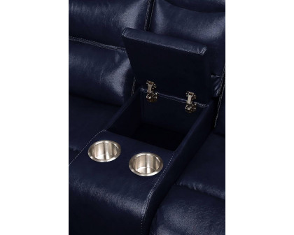 ACME Aashi Motion Sofa - Navy, Leather