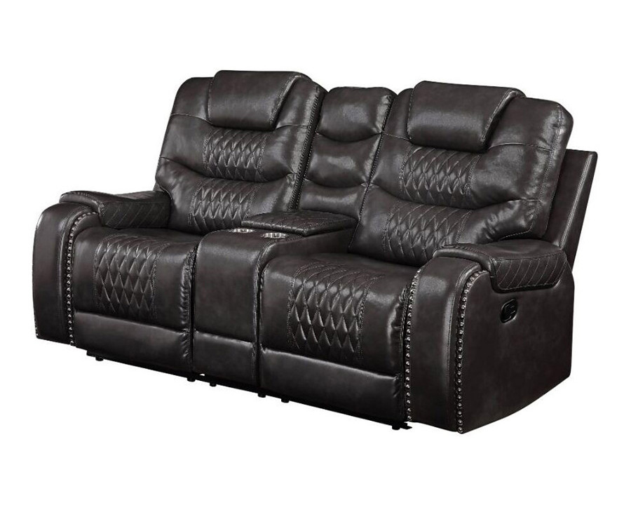 ACME - Braylon Motion Loveseat with Console