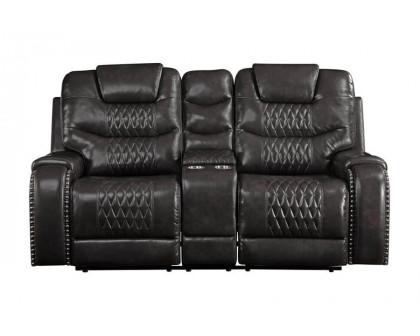 ACME - Braylon Motion Loveseat with Console