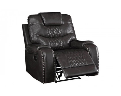 ACME Braylon Motion Recliner - Magnetite PU