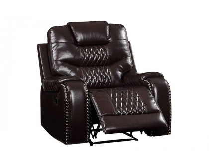 ACME Braylon Motion Recliner - Brown PU