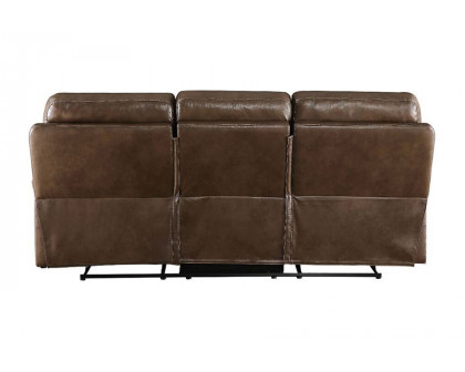 ACME Aashi Motion Sofa - Brown, Leather