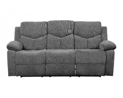 ACME - Kalen Motion Sofa in Gray Chenille