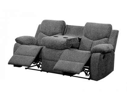 ACME - Kalen Motion Sofa in Gray Chenille