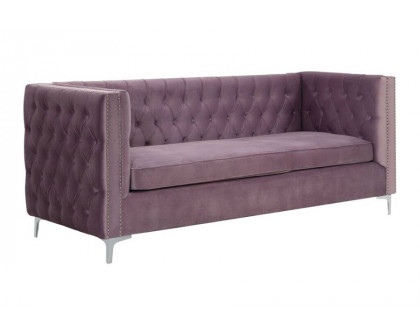 ACME Rhett Sectional Sofa - Purple Velvet