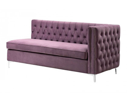 ACME Rhett Sectional Sofa - Purple Velvet