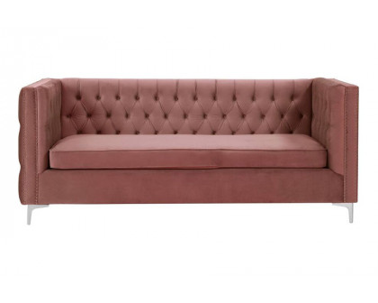 ACME Rhett Sectional Sofa - Dusty Pink Velvet