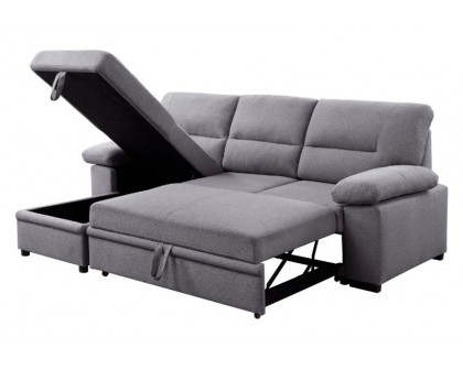 ACME - Nazli Sectional Sofa with Storage in Gray