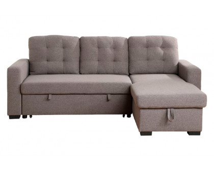 ACME - Chambord Reversible Sectional Sofa with Sleeper & Storage in Gray