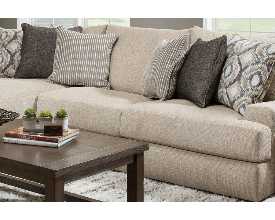 ACME - Vassenia Modular Rf Loveseat in Latte Chenille