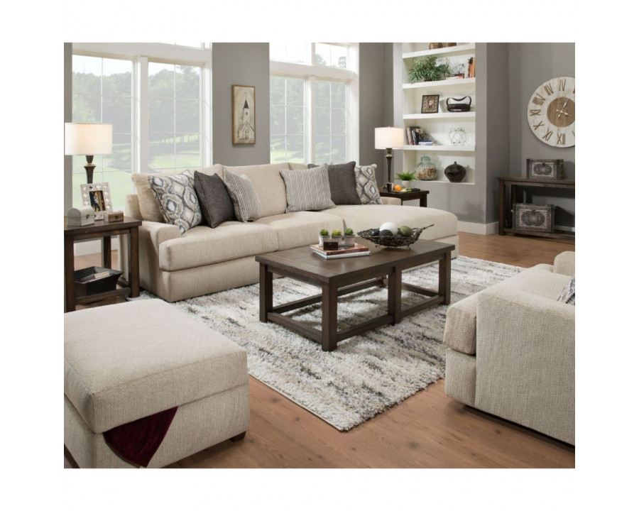 ACME - Vassenia Loveseat in Latte Chenille (55816)