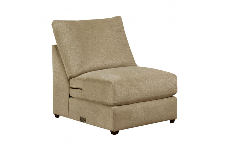 ACME™ Vassenia Armless Chair - Latte Chenille