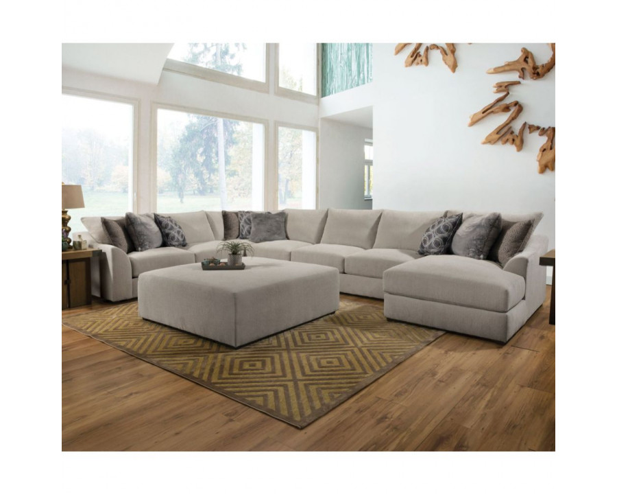 ACME - Petillia Modular Armless Loveseat in Sandstone