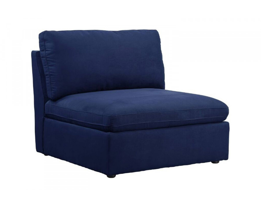 ACME - Crosby Modular Armless Chair in Blue