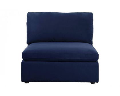 ACME - Crosby Modular Armless Chair in Blue