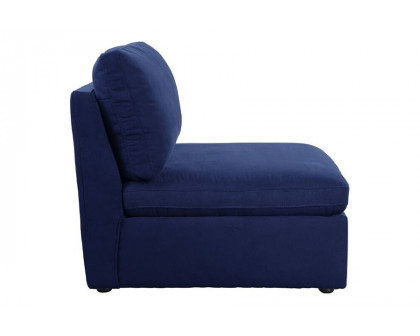 ACME - Crosby Modular Armless Chair in Blue