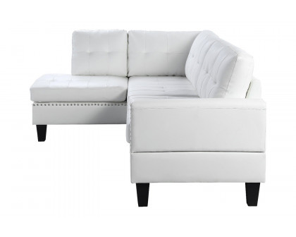 ACME Jeimmur Sectional Sofa - White PU