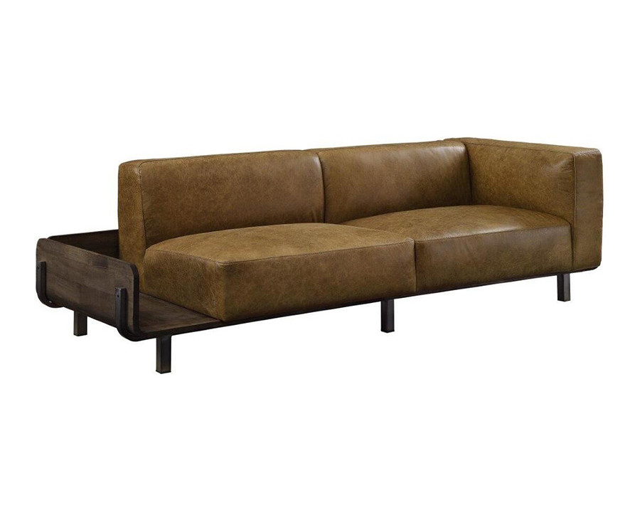 ACME - Blanca Sofa in Chestnut/Rustic Oak